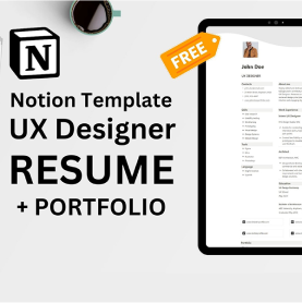 Resume notion template