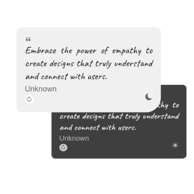Inspiration Quotes widget